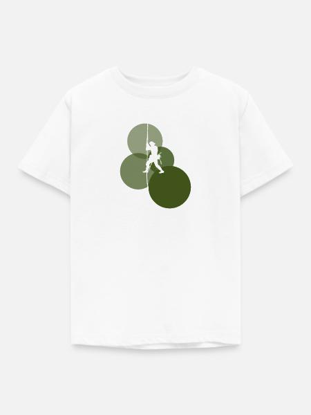 Kletterer Bergsteiger Felsklettern - Kinder T-Shirt - Weiß