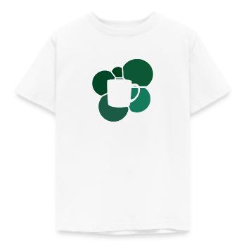 Café, Cappuccino, Caféine - T-shirt Enfant - blanc - Devant - AI Model Kid Male (0cm)