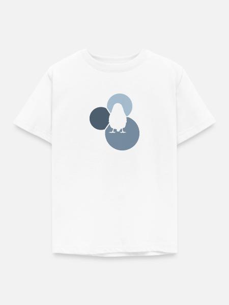 Vogel Fliegen Vogel Abbildung - Kinder T-Shirt - Weiß
