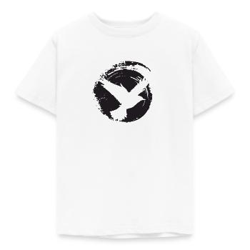 Ailes, Volée D’oiseaux, Ailes - T-shirt Enfant - blanc - Devant - AI Model Kid Male (0cm)