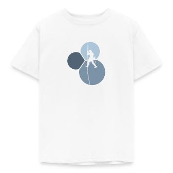 Bergsteigen Klettern Felsklettern - Kinder T-Shirt - Weiß - Vorne - AI Model Kid Male (0cm)