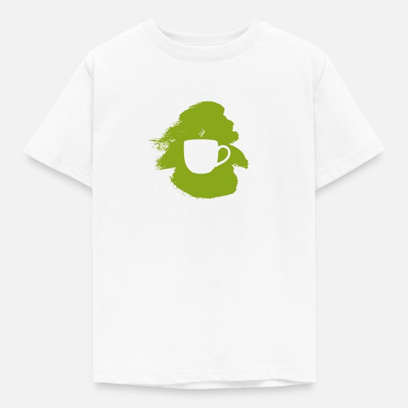 Grain de café Espresso Grain de café - T-shirt Enfant - blanc
