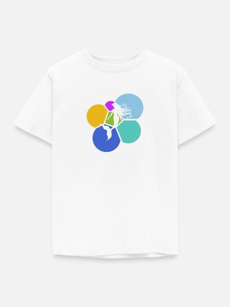 Flosse - Kinder T-Shirt - Weiß