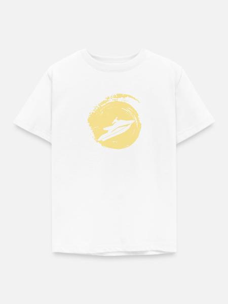 Jetski Wakeskate - Kinder T-Shirt - Weiß