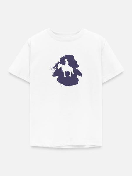 Cowboy Cowboystiefel - Kinder T-Shirt - Weiß