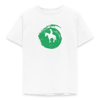 Ranch de selle de l’Ouest - T-shirt Enfant - blanc - Devant - AI Model Kid Male (0cm)