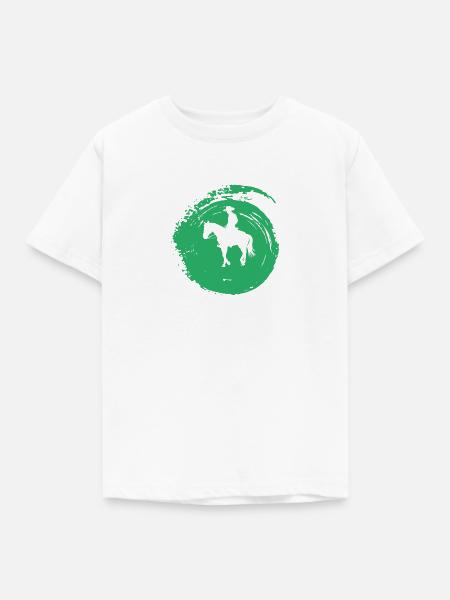Western Sattel Ranch - Kinder T-Shirt - Weiß