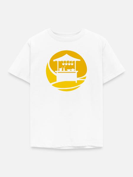 Imbisswagen lecker - Kinder T-Shirt - Weiß