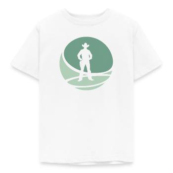Western de cow-boy - T-shirt Enfant - blanc - Devant - AI Model Kid Male (0cm)
