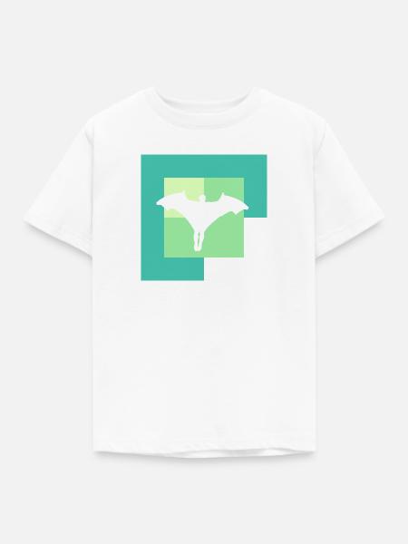 Wingsuit Gleiten - Kinder T-Shirt - Weiß