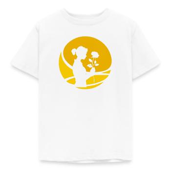 Blumenstrau Garten Gießkanne - Kinder T-Shirt - Weiß - Vorne - AI Model Kid Male (0cm)