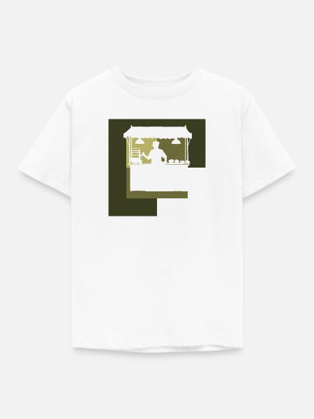 Imbiss Burger - Kinder T-Shirt - Weiß