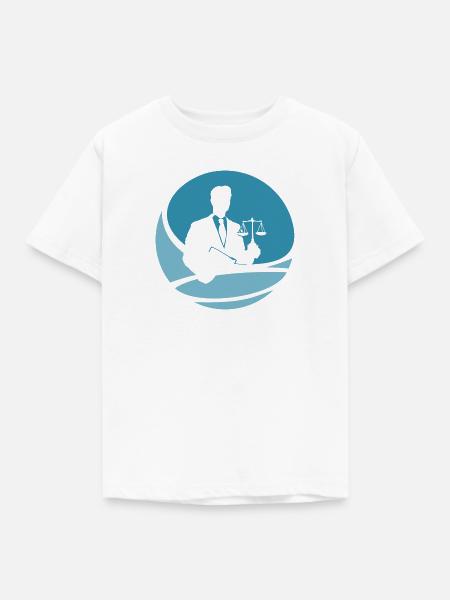 Richter Absatz Anwalt - Kinder T-Shirt - Weiß