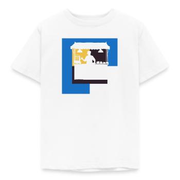 Fast Food Burgers - Kids' T-Shirt - white - Front - AI Model Kid Male (0cm)