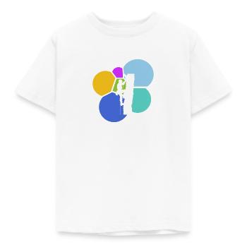 Baumklettern Steigeisen Aufstieg - Kinder T-Shirt - Weiß - Vorne - AI Model Kid Male (0cm)