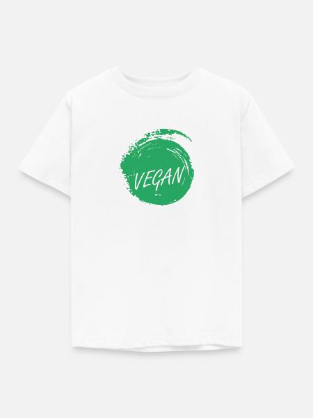 Vegan Veganerin Bio - Kinder T-Shirt - Weiß