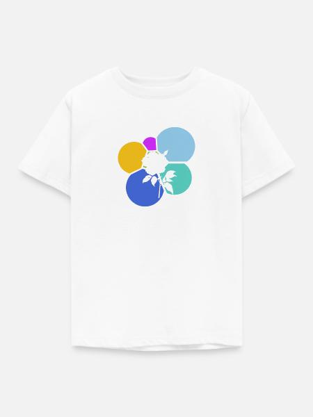 Blumenstrau Floristik - Kinder T-Shirt - Weiß
