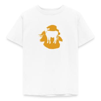 Vegan Veganerin - Kinder T-Shirt - Weiß - Vorne - AI Model Kid Male (0cm)