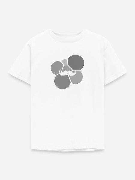 Gesichtsbehaarung Baertig - Kinder T-Shirt - Weiß