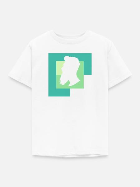 Gesichtsbehaarung Sir Gentleman - Kinder T-Shirt - Weiß