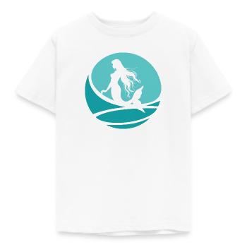 Sirène Manatee Marina - T-shirt Enfant - blanc - Devant - AI Model Kid Male (0cm)