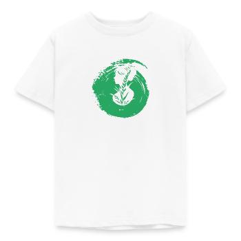 Veganerin Fleisch - Kinder T-Shirt - Weiß - Vorne - AI Model Kid Male (0cm)
