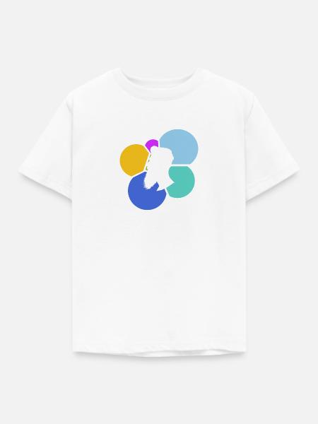 Gesichtsbehaarung Gentleman Sir - Kinder T-Shirt - Weiß