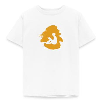 Leseratte Writing Bildung - Kinder T-Shirt - Weiß - Vorne - AI Model Kid Male (0cm)