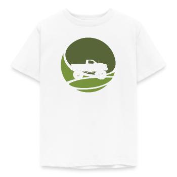 Monstertruck Gelaende Offroad - Kinder T-Shirt - Weiß - Vorne - AI Model Kid Male (0cm)