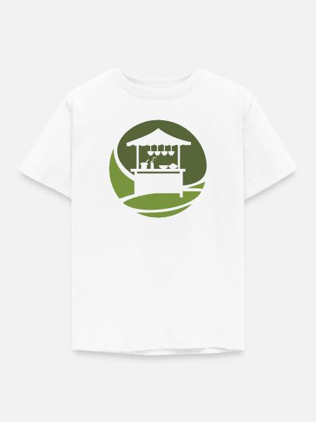 Imbisswagen Fast Food - Kinder T-Shirt - Weiß