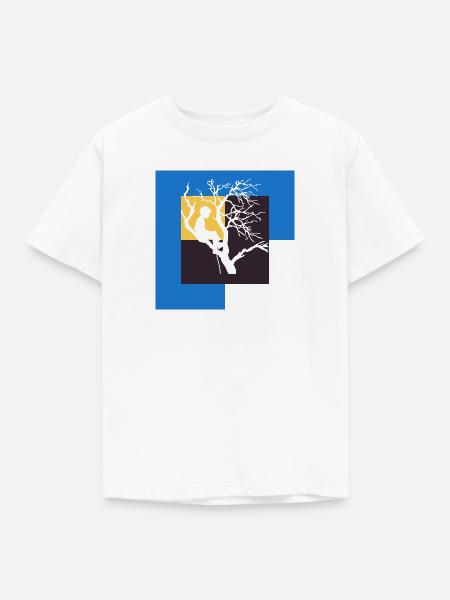 Kletteraffe Aufstieg - Kinder T-Shirt - Weiß