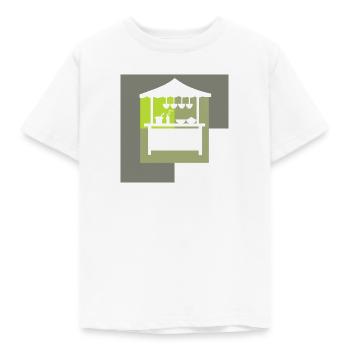 Food trucks, délicieux fast-food - T-shirt Enfant - blanc - Devant - AI Model Kid Male (0cm)