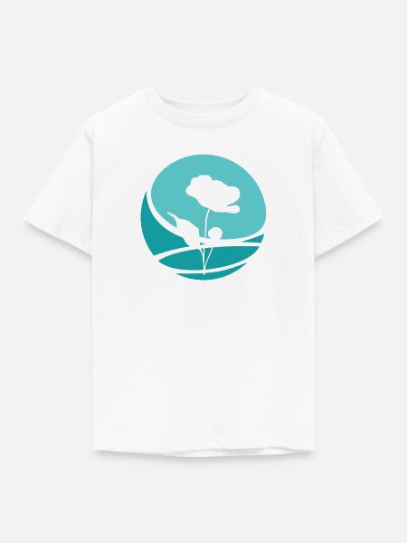 Floristik Garten - Kinder T-Shirt - Weiß