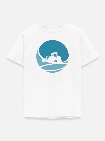 Bauer Hof - Kinder T-Shirt - Weiß
