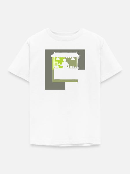 Fast Food lecker - Kinder T-Shirt - Weiß