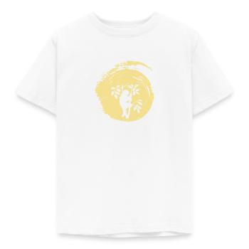 Faultier Müdigkeit Entspannen - Kinder T-Shirt - Weiß - Vorne - AI Model Kid Male (0cm)