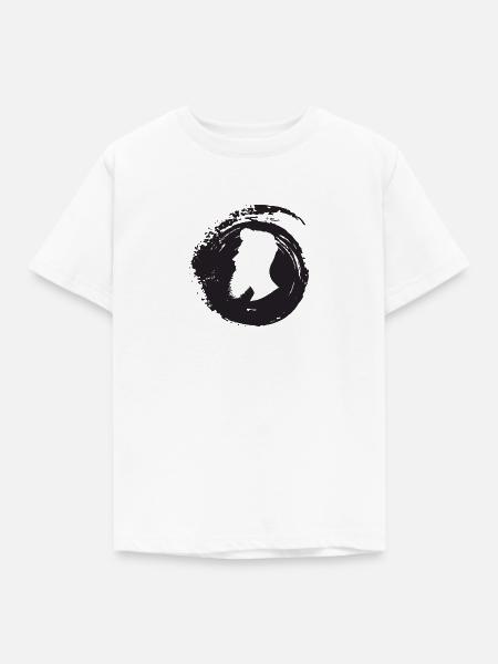 Schnurrbart Sir November - Kinder T-Shirt - Weiß