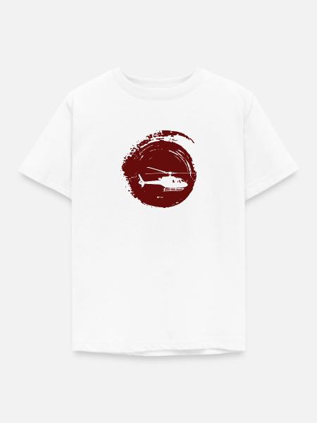 Helicopter Pilot - Kinder T-Shirt - Weiß