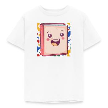 Lesen Buch - Kinder T-Shirt - Weiß - Vorne - AI Model Kid Male (0cm)