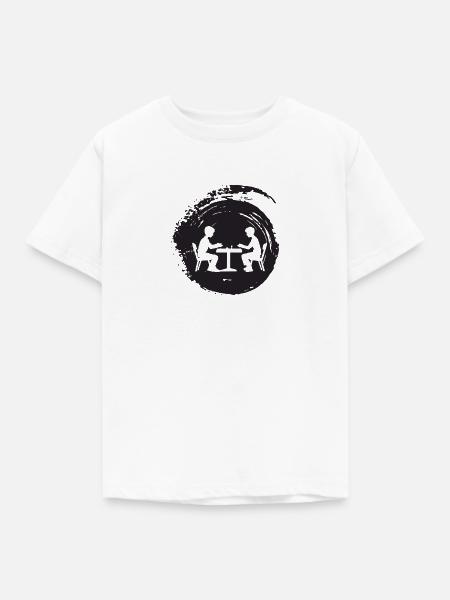 Strategie Spieleabend - Kinder T-Shirt - Weiß