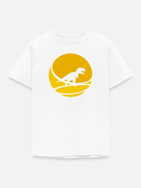 Dinosaurs Urzeit Reptil - Kinder T-Shirt - Weiß
