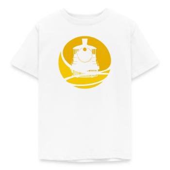 Model Railway Steam Locomotive Steam Locomotive - Kids' T-Shirt - white - Front - AI Model Kid Male (0cm)