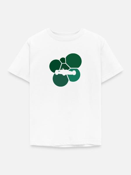 Autorennen Rennwagen Auto - Kinder T-Shirt - Weiß