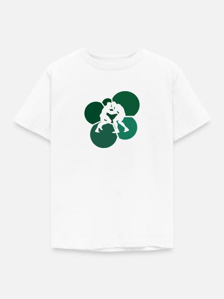 Kampfsport Wrestler - Kinder T-Shirt - Weiß
