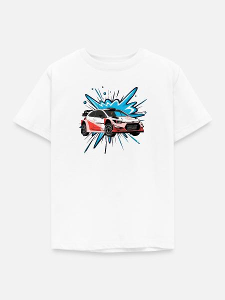 Rallye Tuning - Kinder T-Shirt - Weiß
