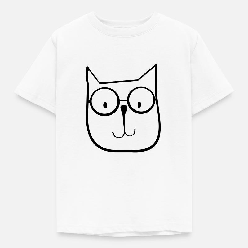 cat1 - Kids' T-Shirt - white