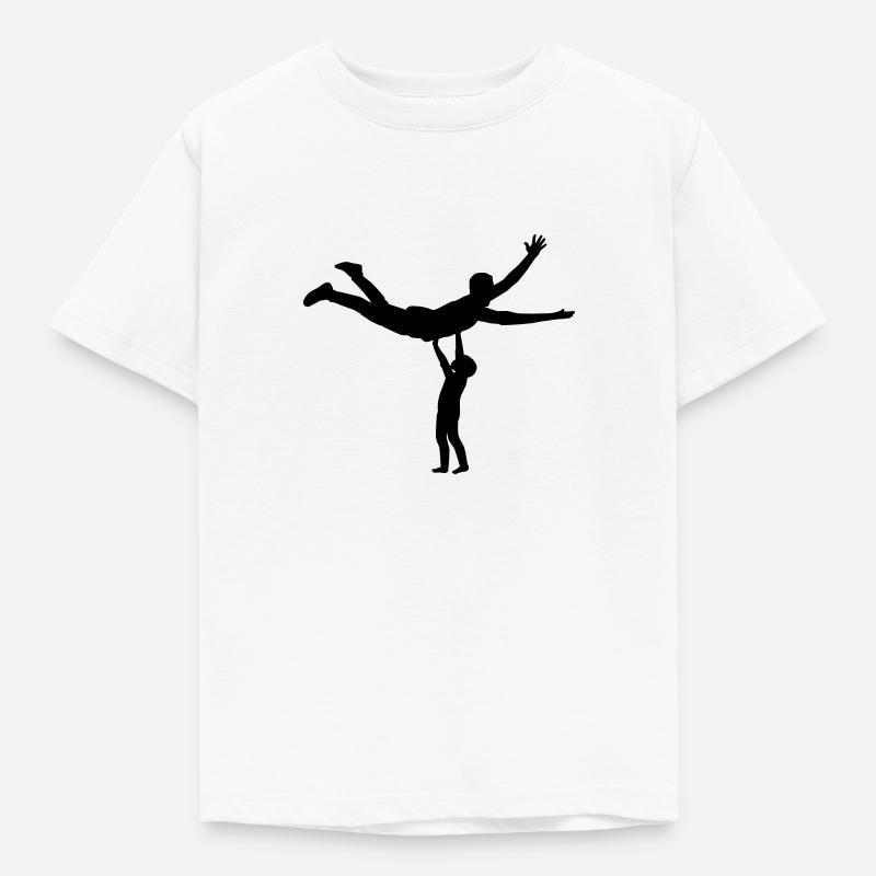 Vater Kind Set - Kinder T-Shirt - Weiß
