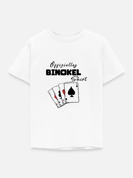 Binokel Offizielles Shirt - Kinder T-Shirt - Weiß