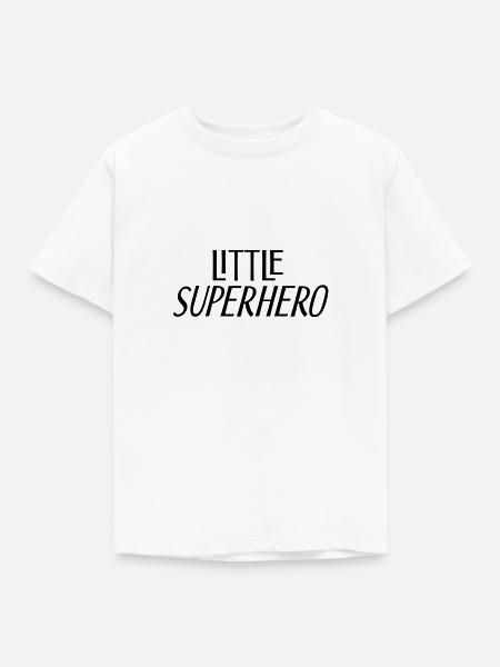 Little Superhero - Kinder T-Shirt - Weiß