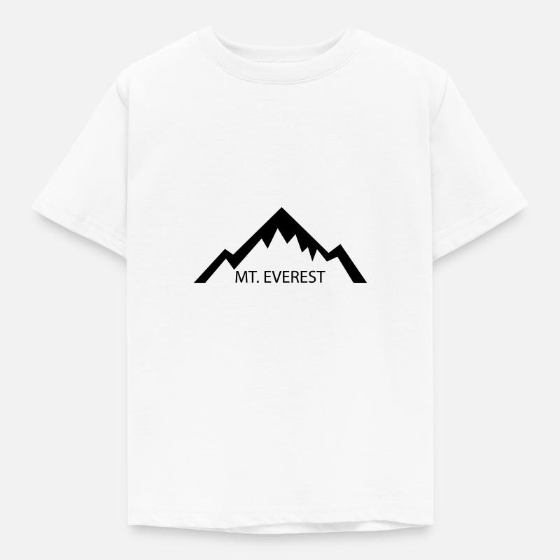 Monte Everest - Camiseta niño - blanco